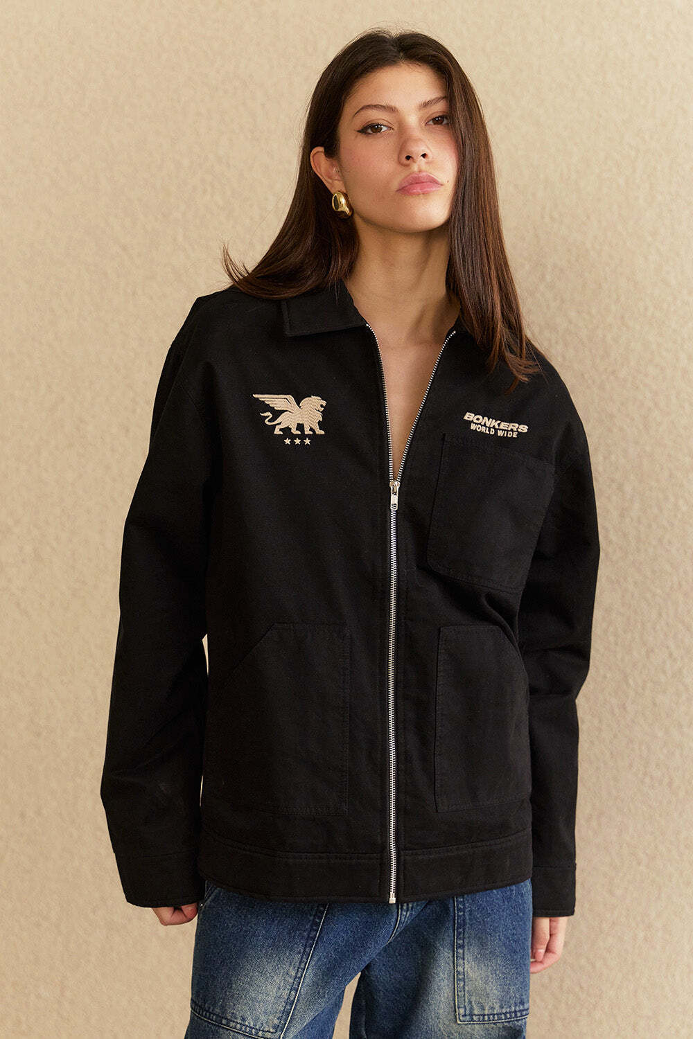 Image of VERO MODA Women Self Design Casual Jacket
