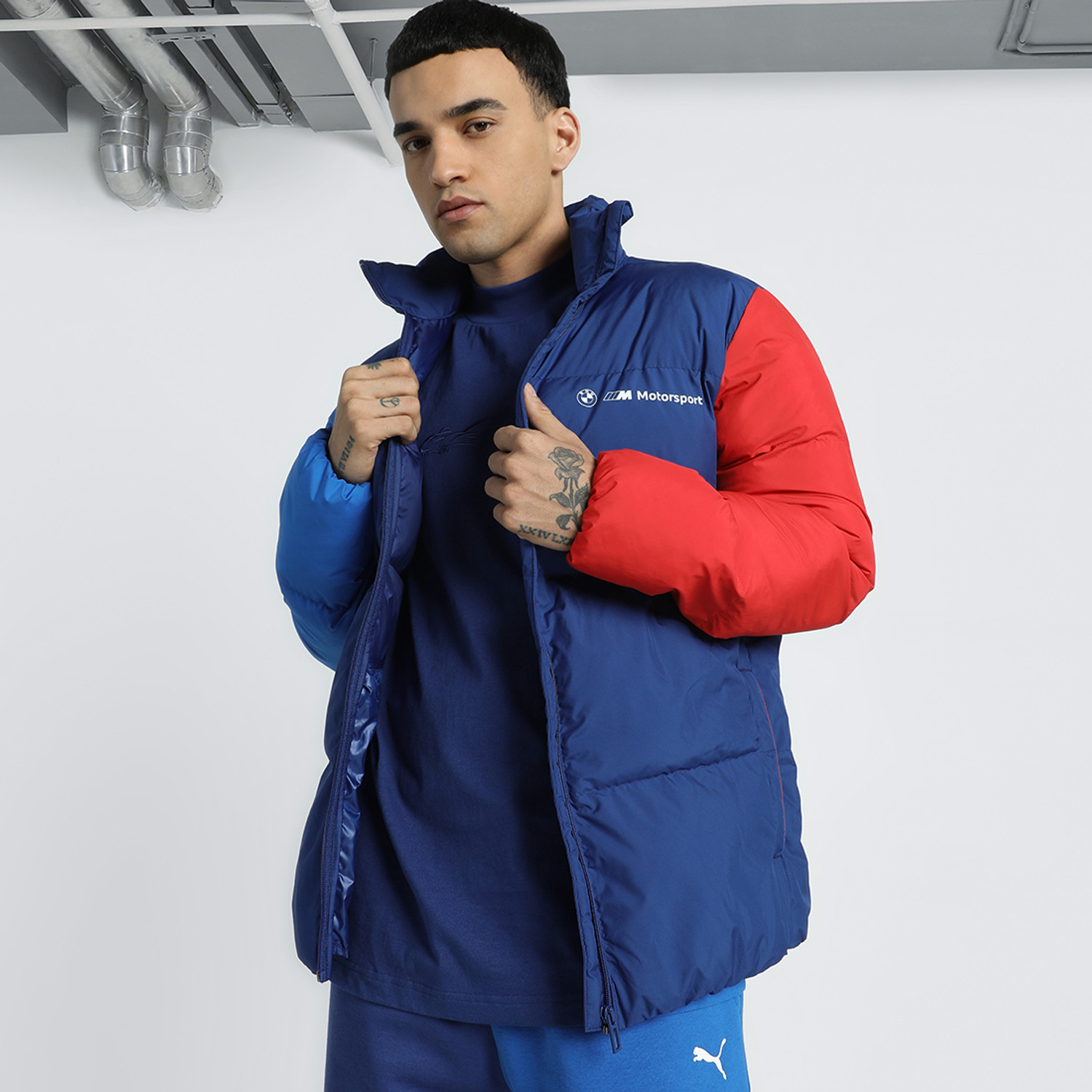 Image of PUMA Men Colorblock Padded Jacket