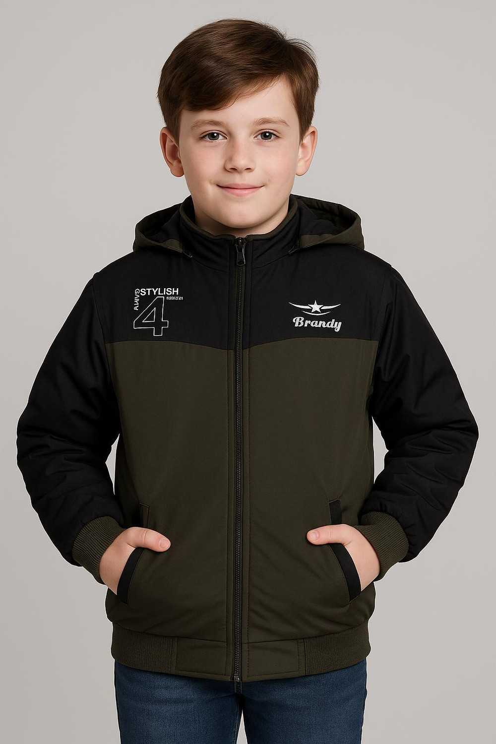 Image of official club Baby Boys Solid Casual Jacket