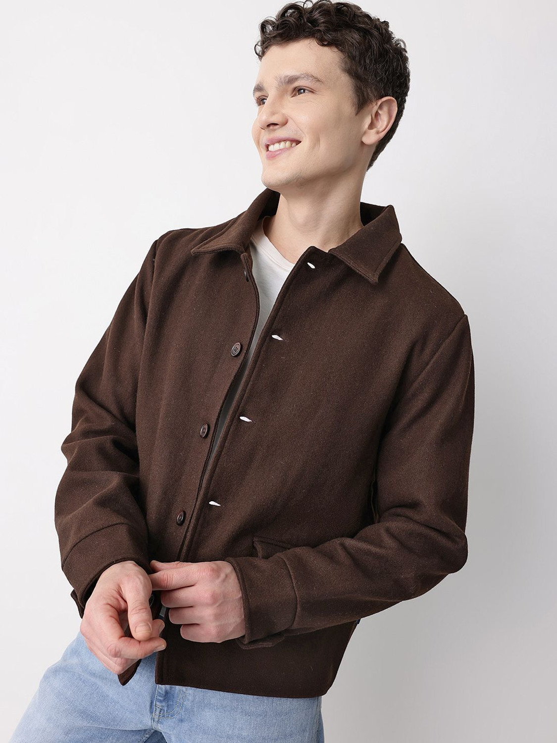 Mast & Harbour Men Solid Tailored Jacket - Image 1
