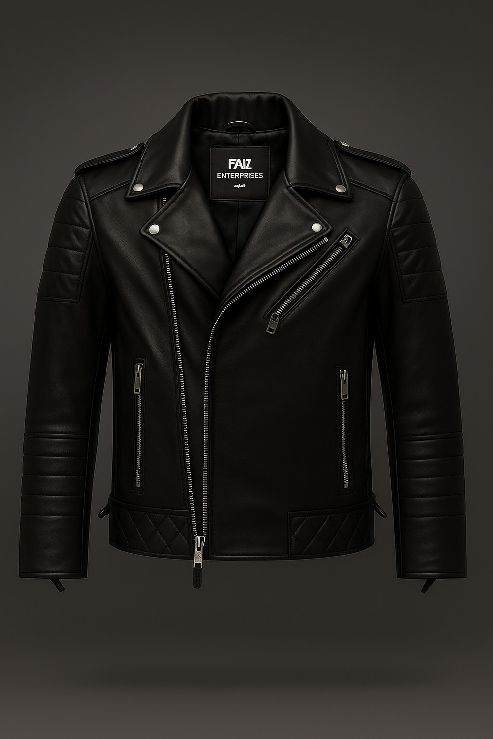 SNENTERPRISES Men Solid Biker/Riding Jacket - Image 1