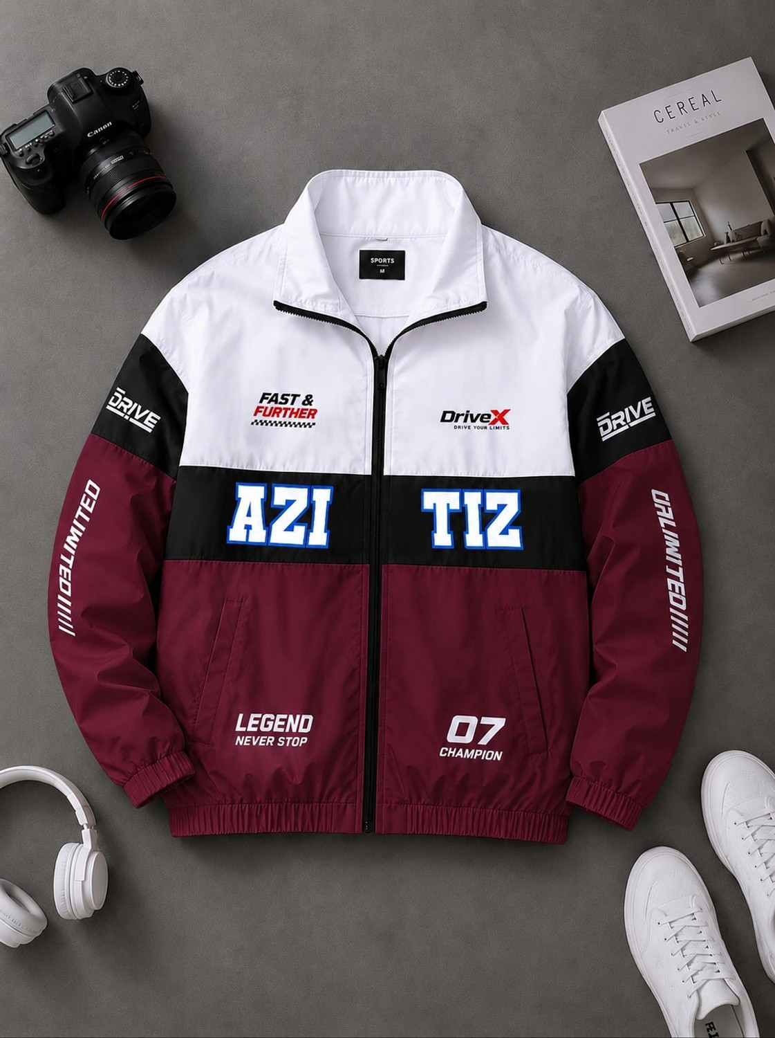 AZITIZ Full Sleeve Colorblock Men Jacket - Image 5