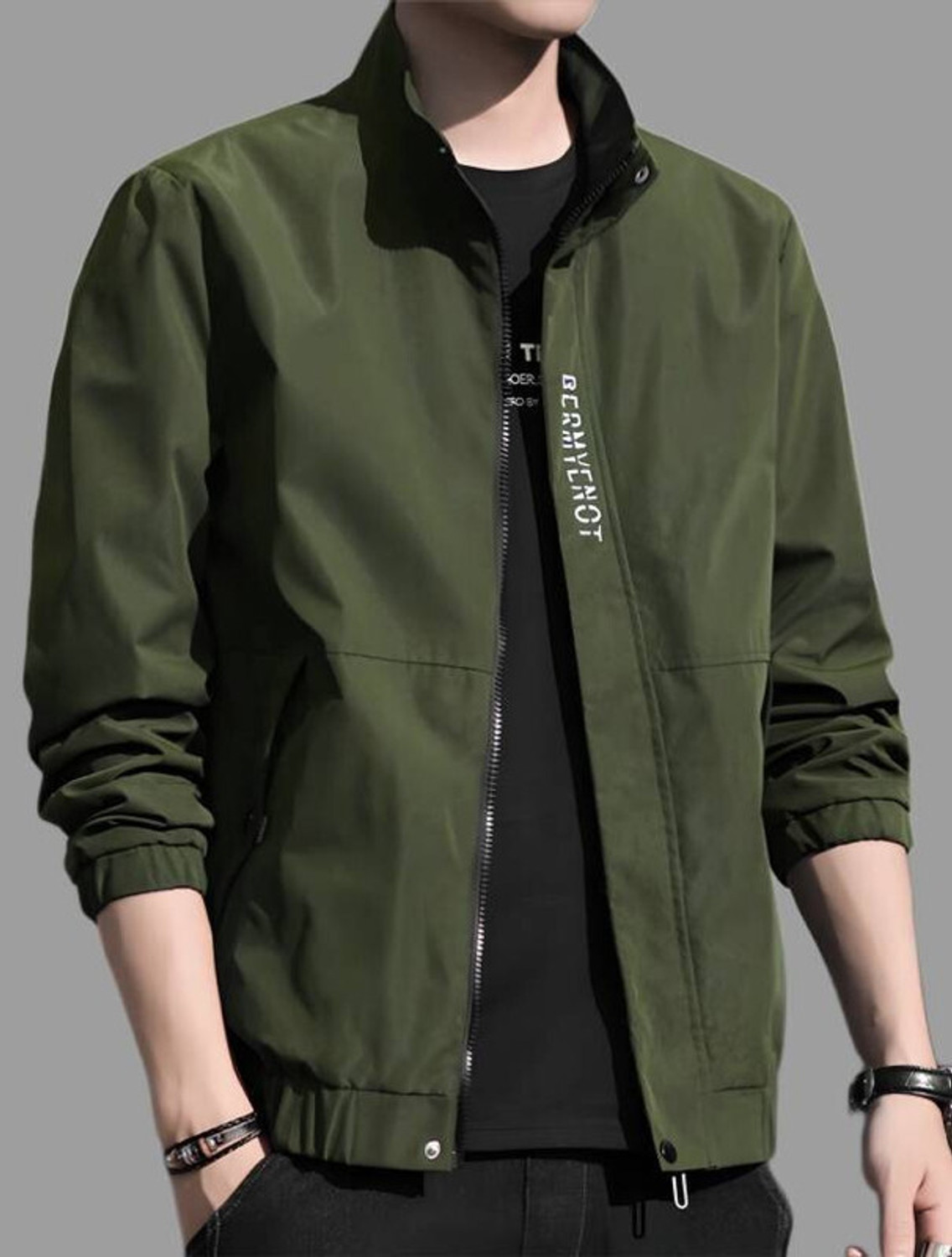 Image of MOTREX Men Solid Casual Jacket
