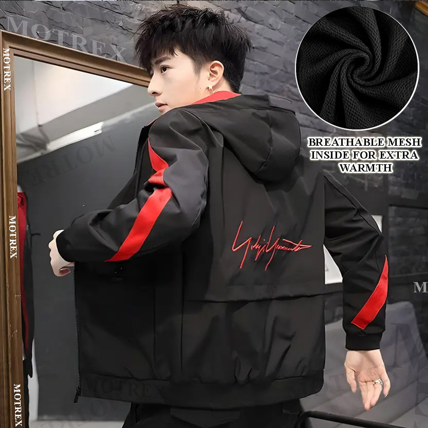 Men motrex Colorblock Casual Jacket - Image 1