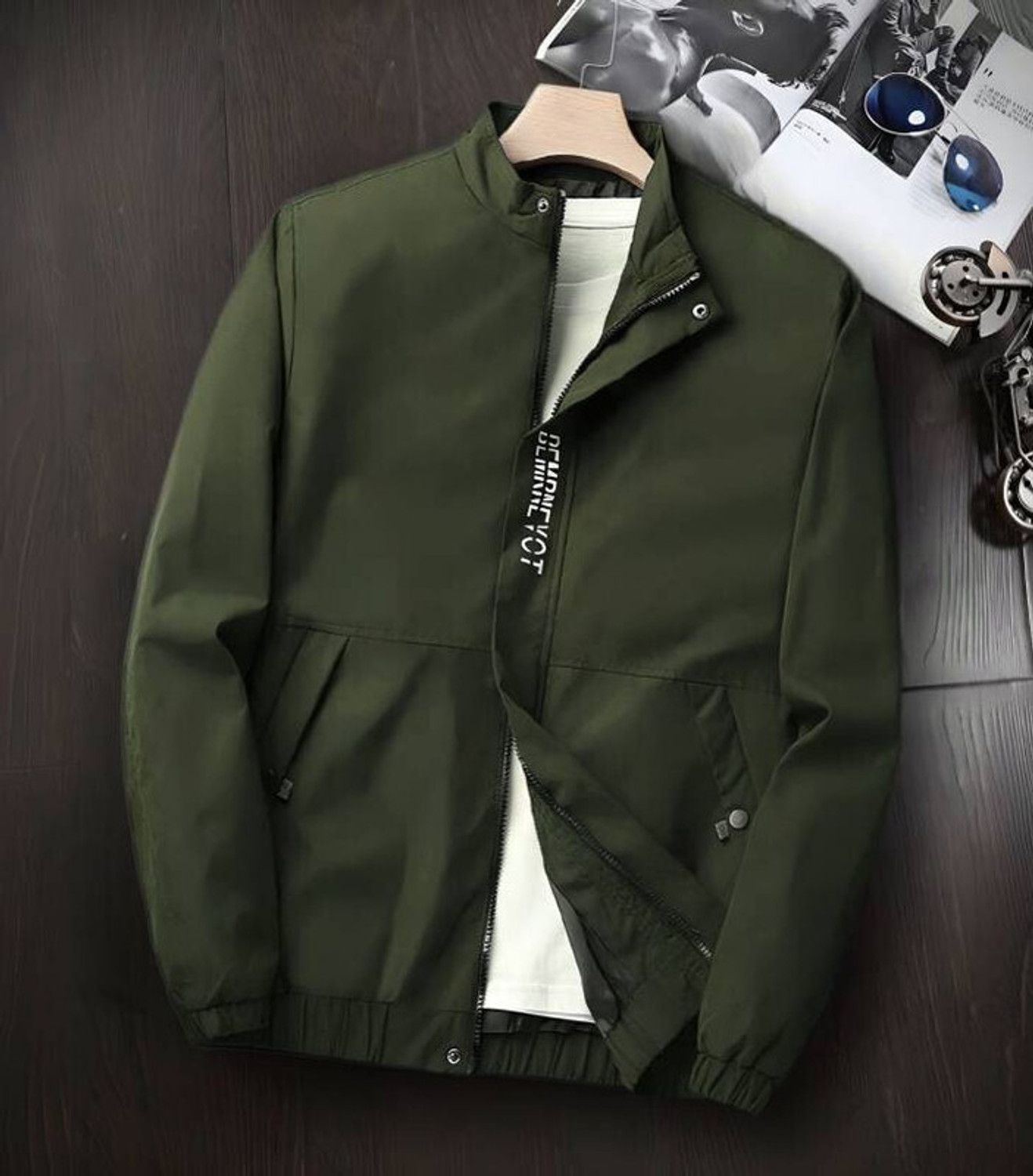 Image of MOTREX Men Solid Casual Jacket