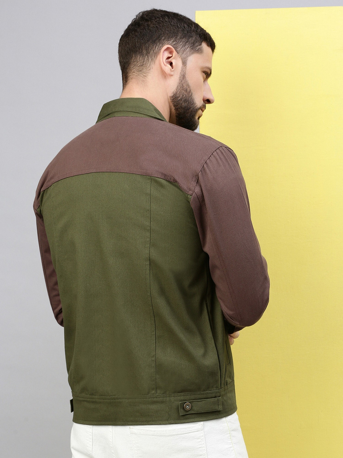 Image of VOXATI Men Washed Denim Jacket