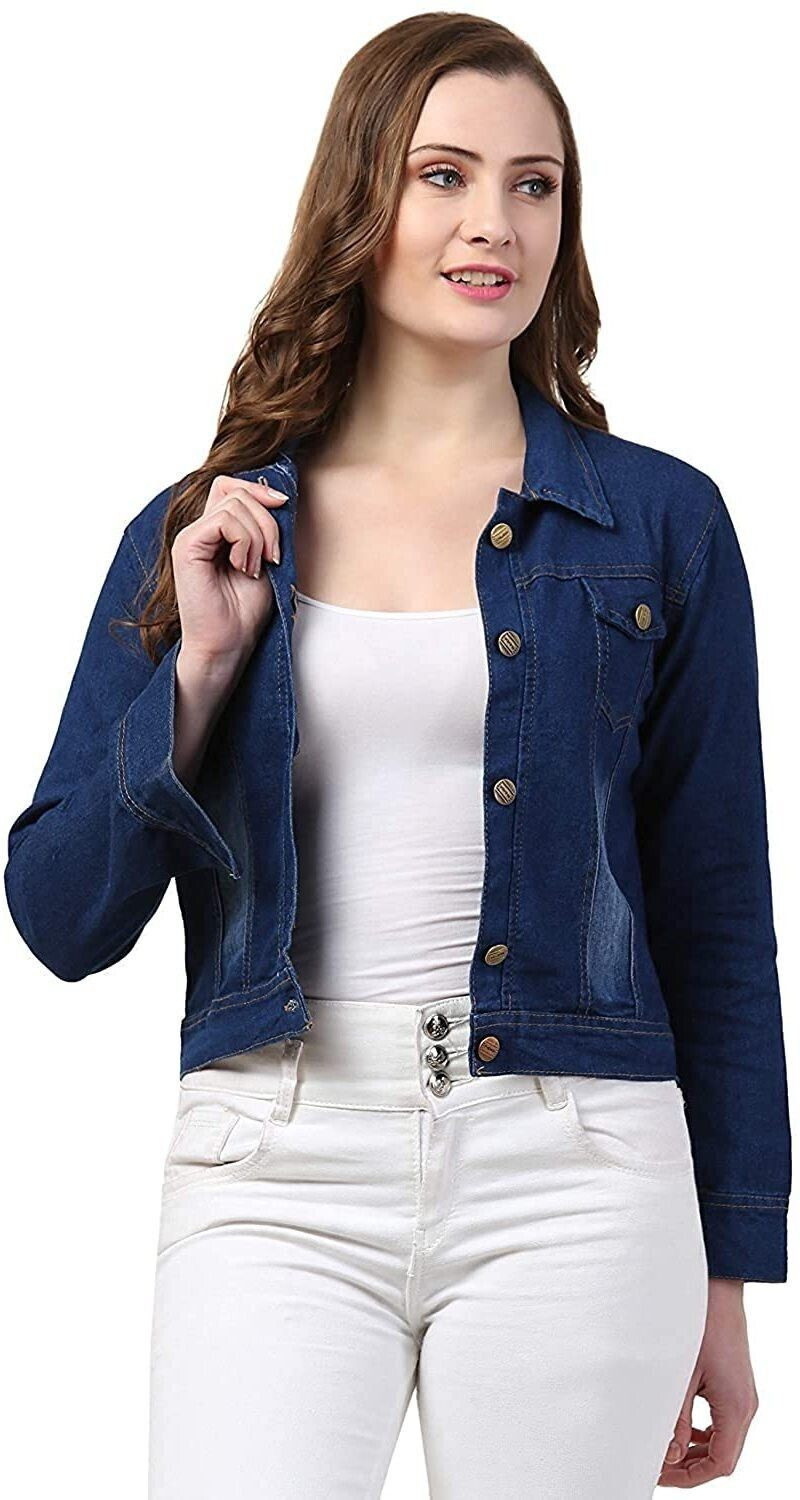 Image of Shiva Trends Women Solid Casual Jacket