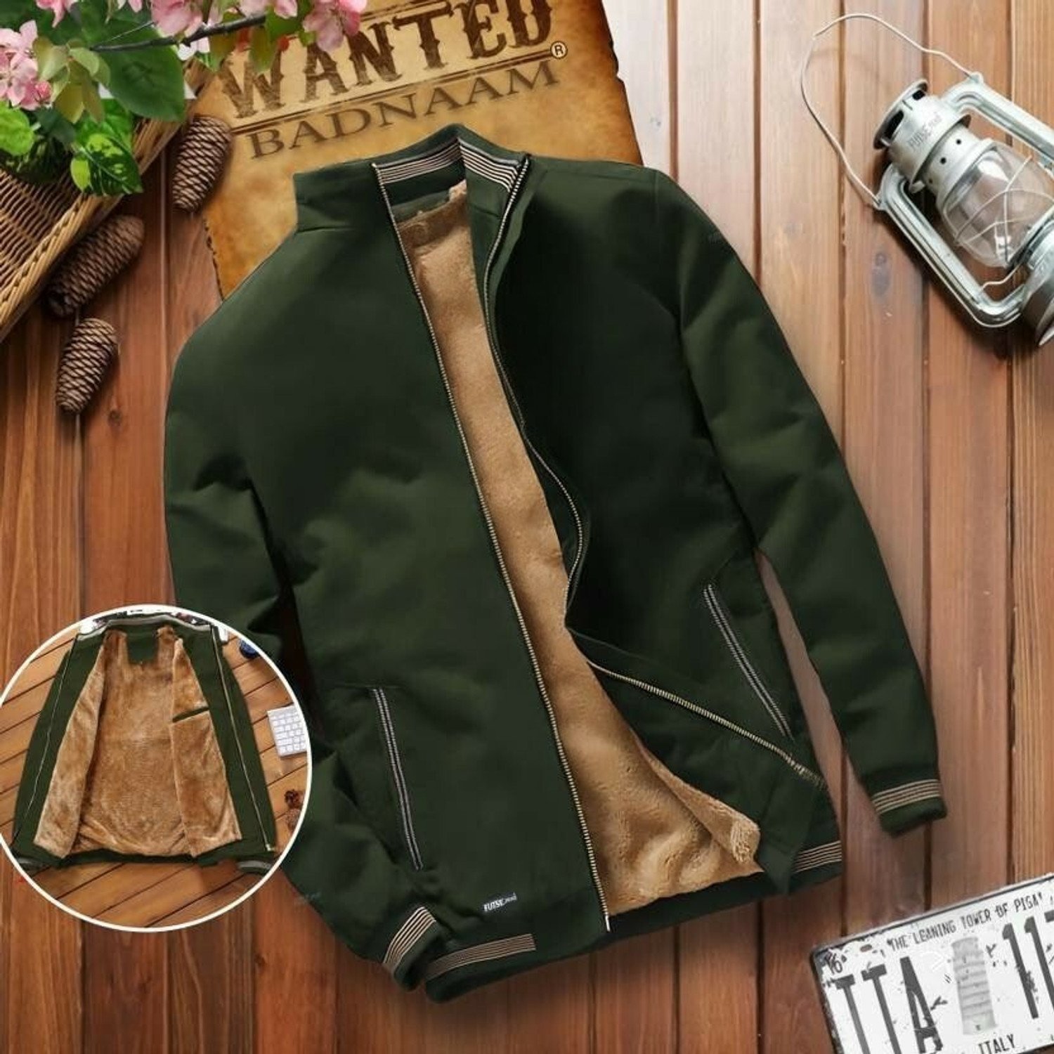 Tockcart traders Men Solid Casual Jacket - Image 1