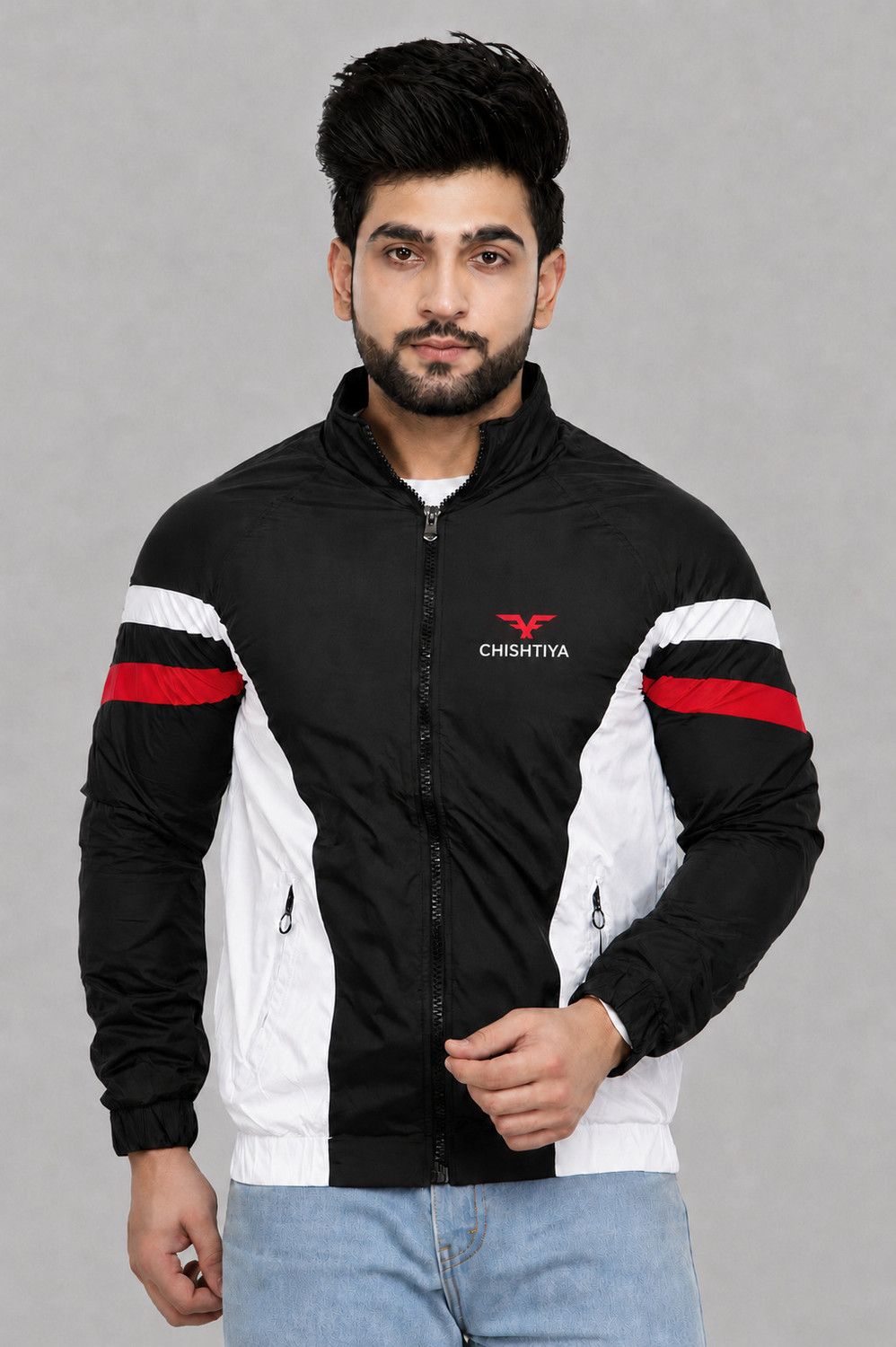 Image of PKR SPORTS Men Colorblock Sports Jacket