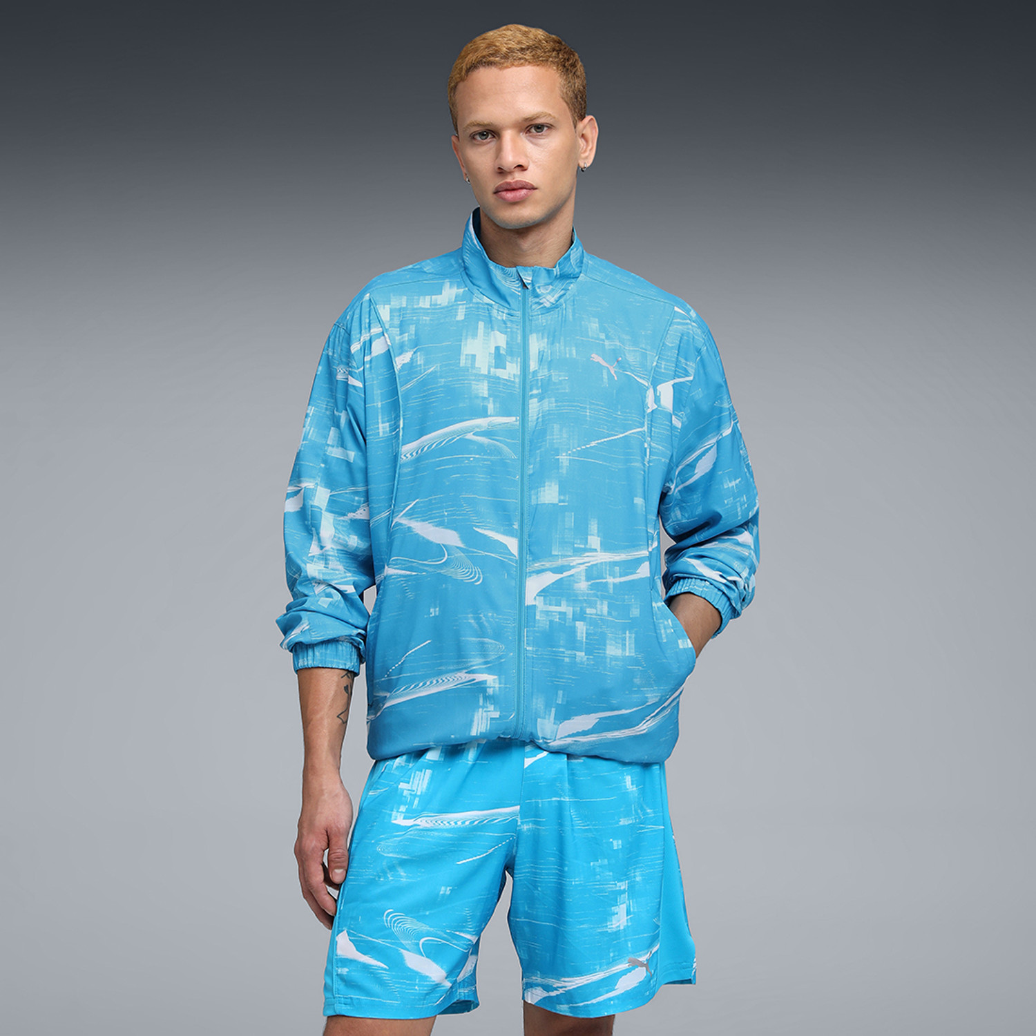 Image of PUMA Men Colorblock Padded Jacket