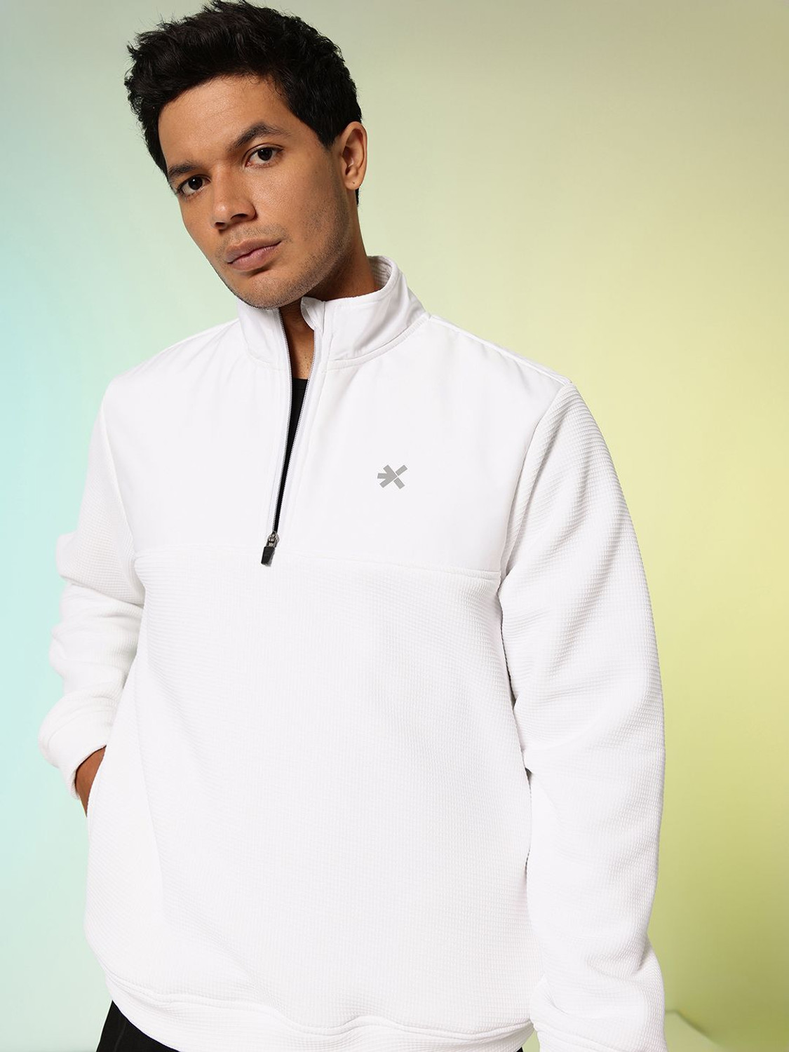 Image of HRX by Hrithik Roshan Men Solid Casual Jacket
