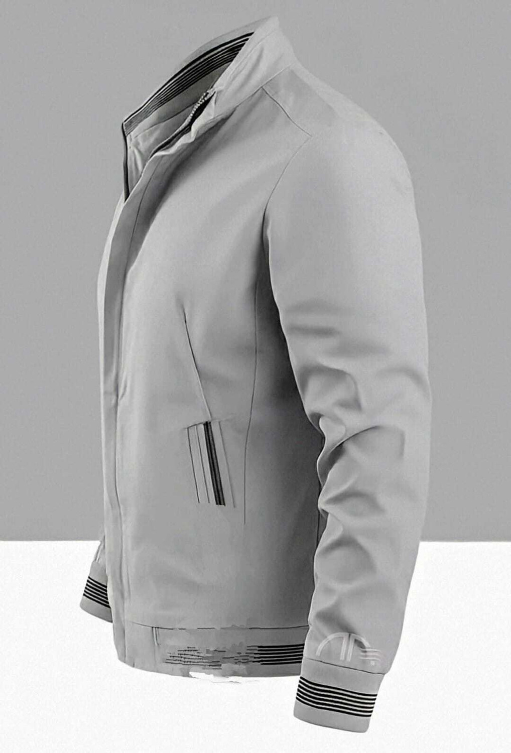 Image of BUGRASI TRADERS Men Colorblock Casual Jacket