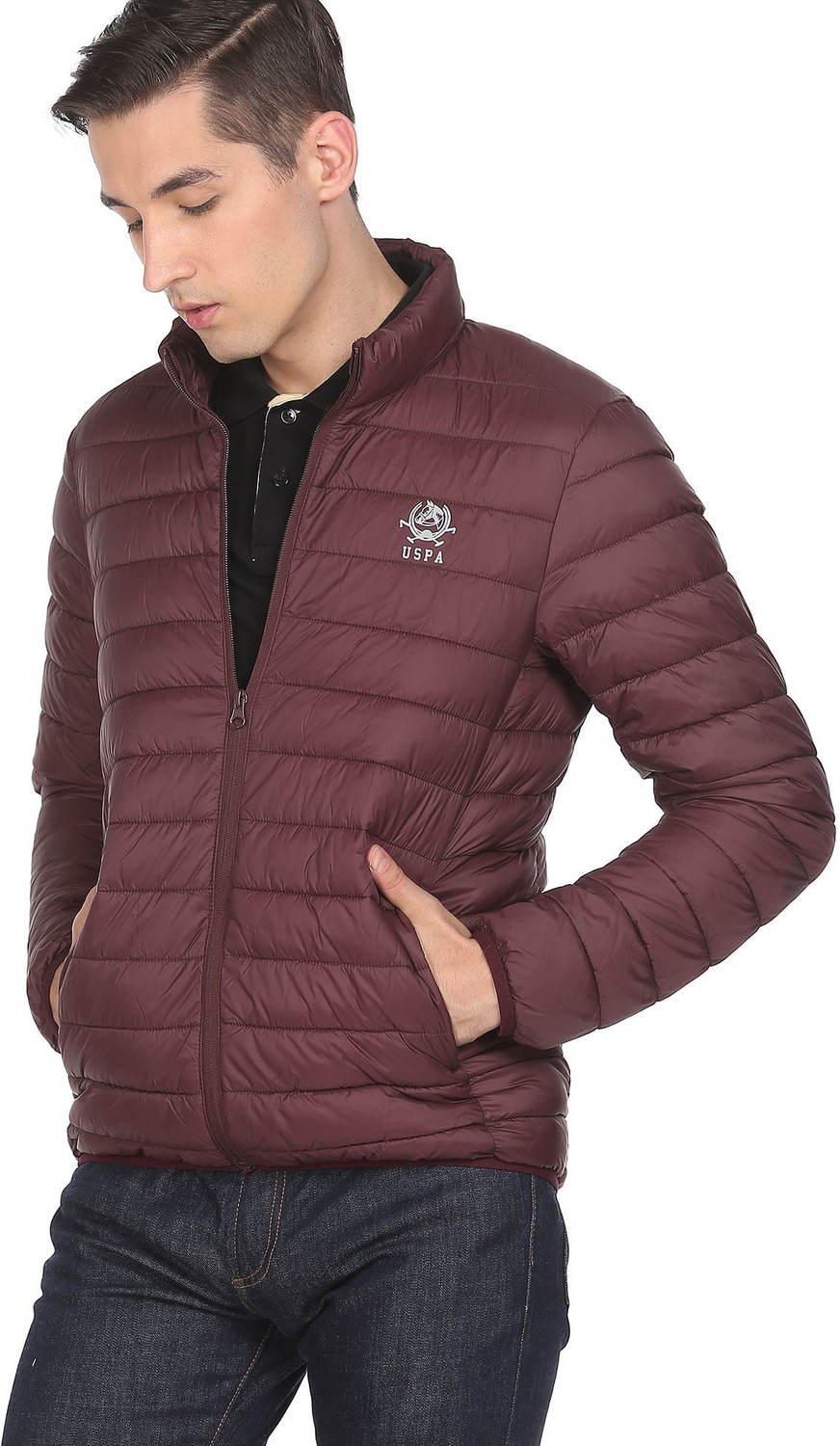 Image of U.S. POLO ASSN. Men Solid Quilted Jacket