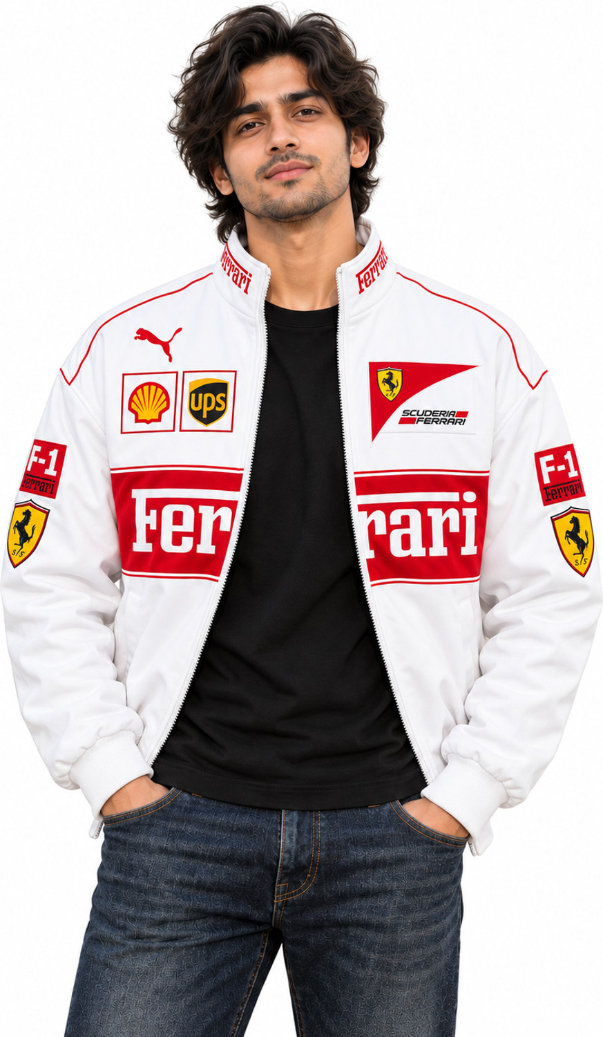 Deetyadeni Men Printed Casual Jacket - Image 1