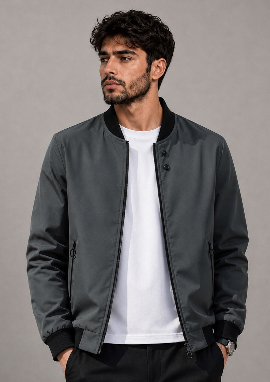 HOLDIT Men Printed Casual Jacket - Image 1