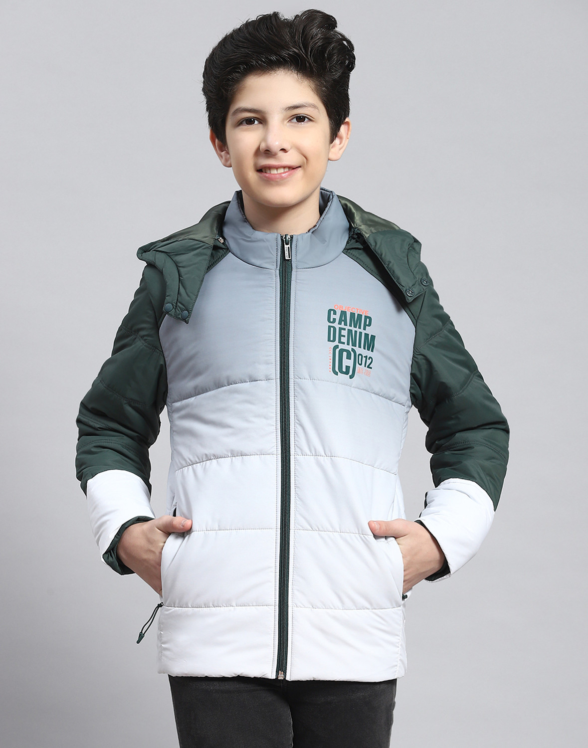Image of Azy Fabrics Men Colorblock Casual Jacket