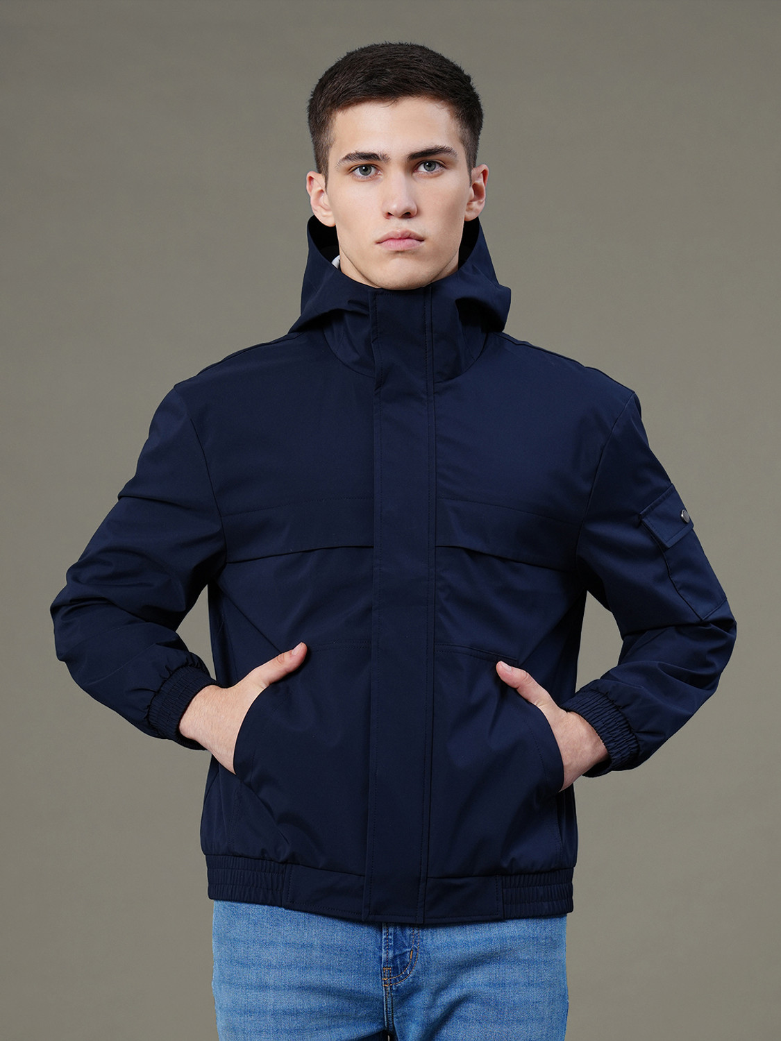 Image of U.S. POLO ASSN. Men Solid Casual Jacket