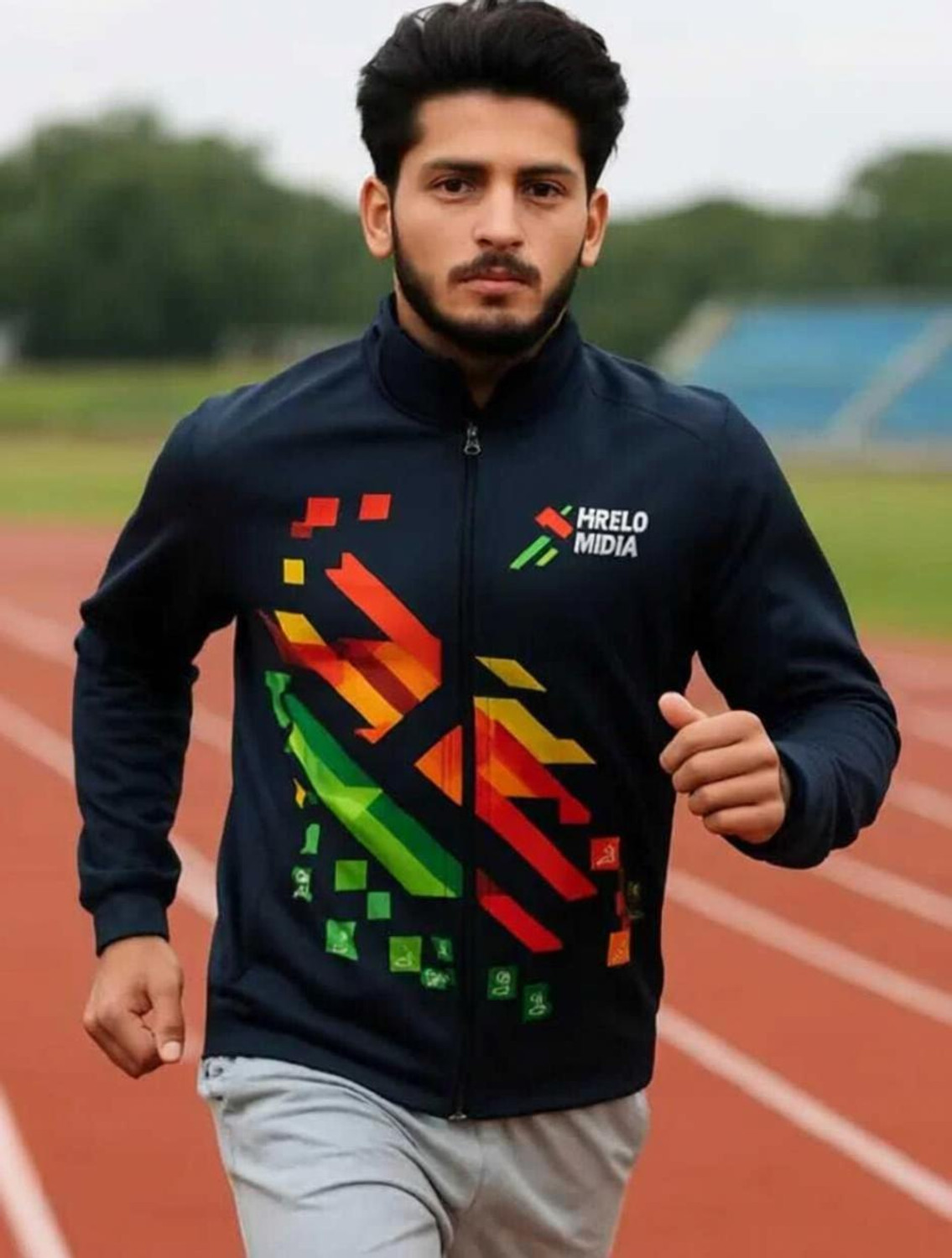 Image of PKR SPORTS Men Colorblock Sports Jacket