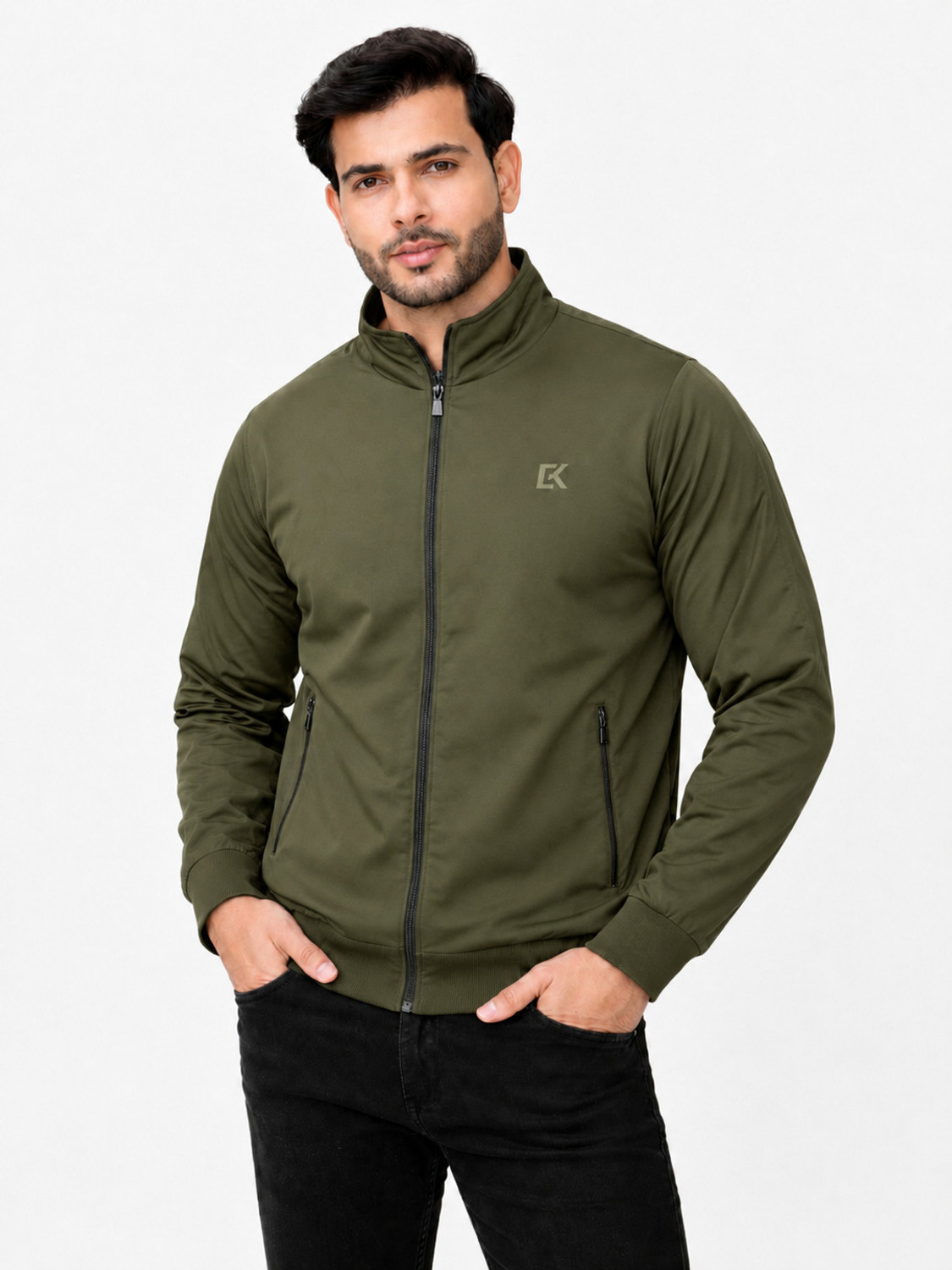 Image of MOTREX Men Solid Casual Jacket
