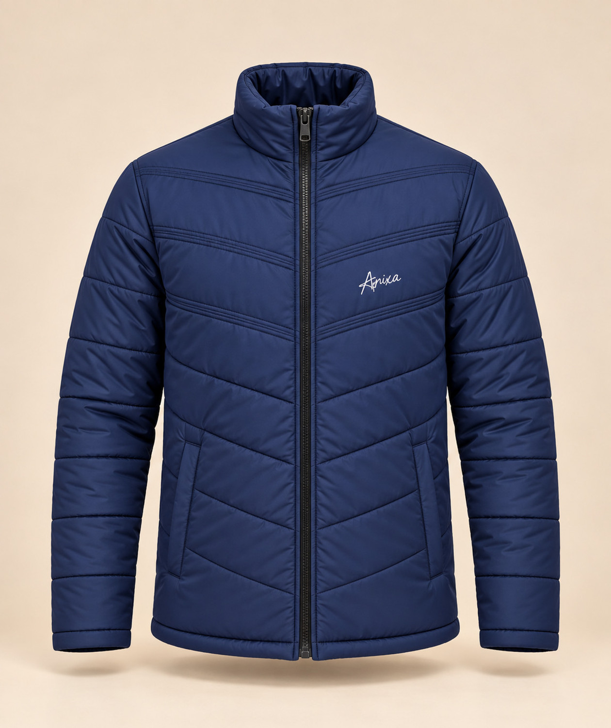 Fit N Fame Men Chevron Puffer Jacket - Image 1