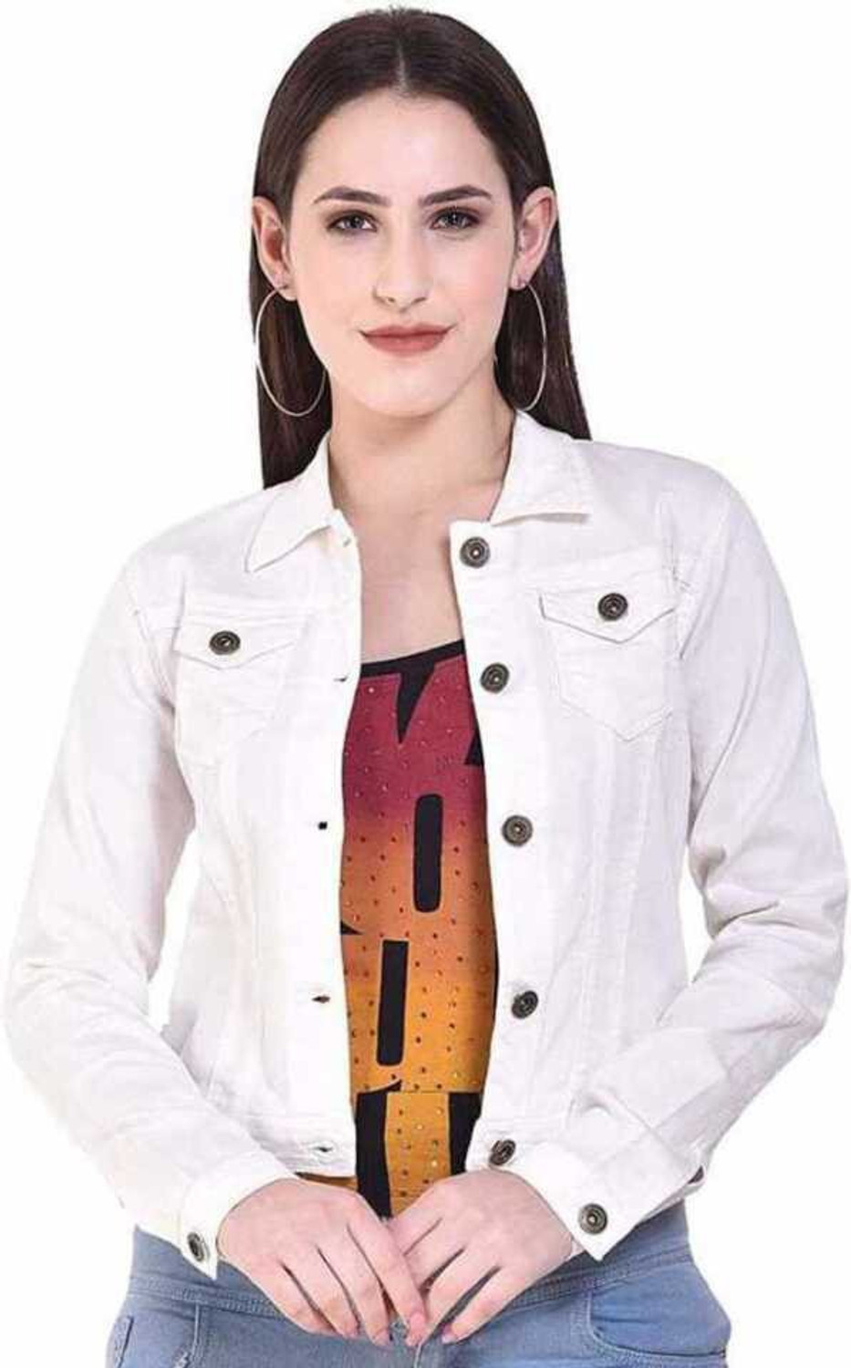 Image of Shiva Trends Women Solid Casual Jacket