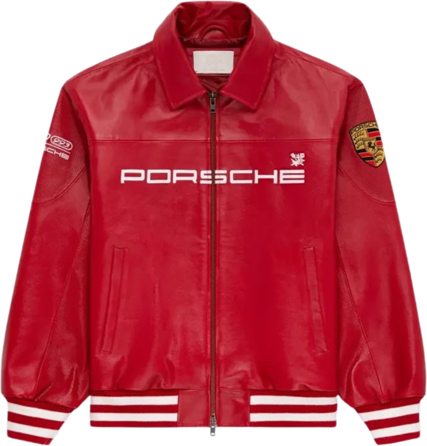 EXOTIX Men & Women Printed Leather Jacket - Image 1