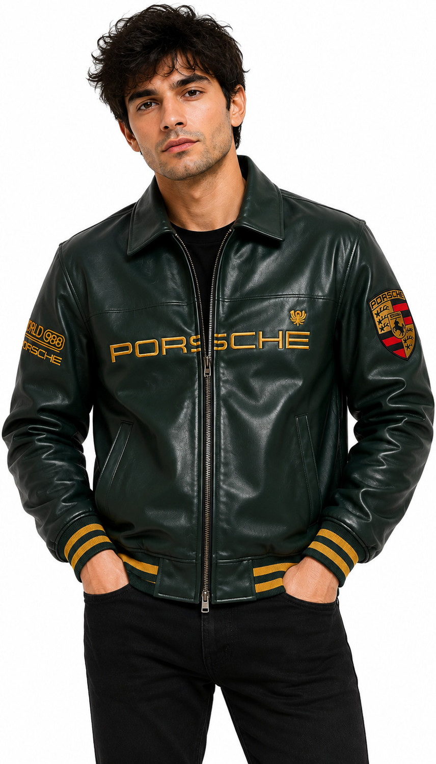URBXN Full Sleeve Embroidered Men Jacket - Image 1