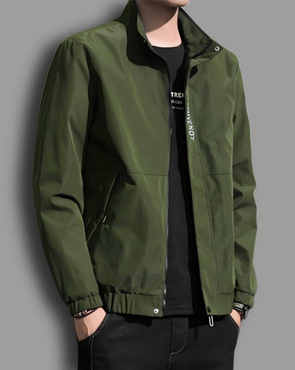 Image of MOTREX Men Solid Casual Jacket