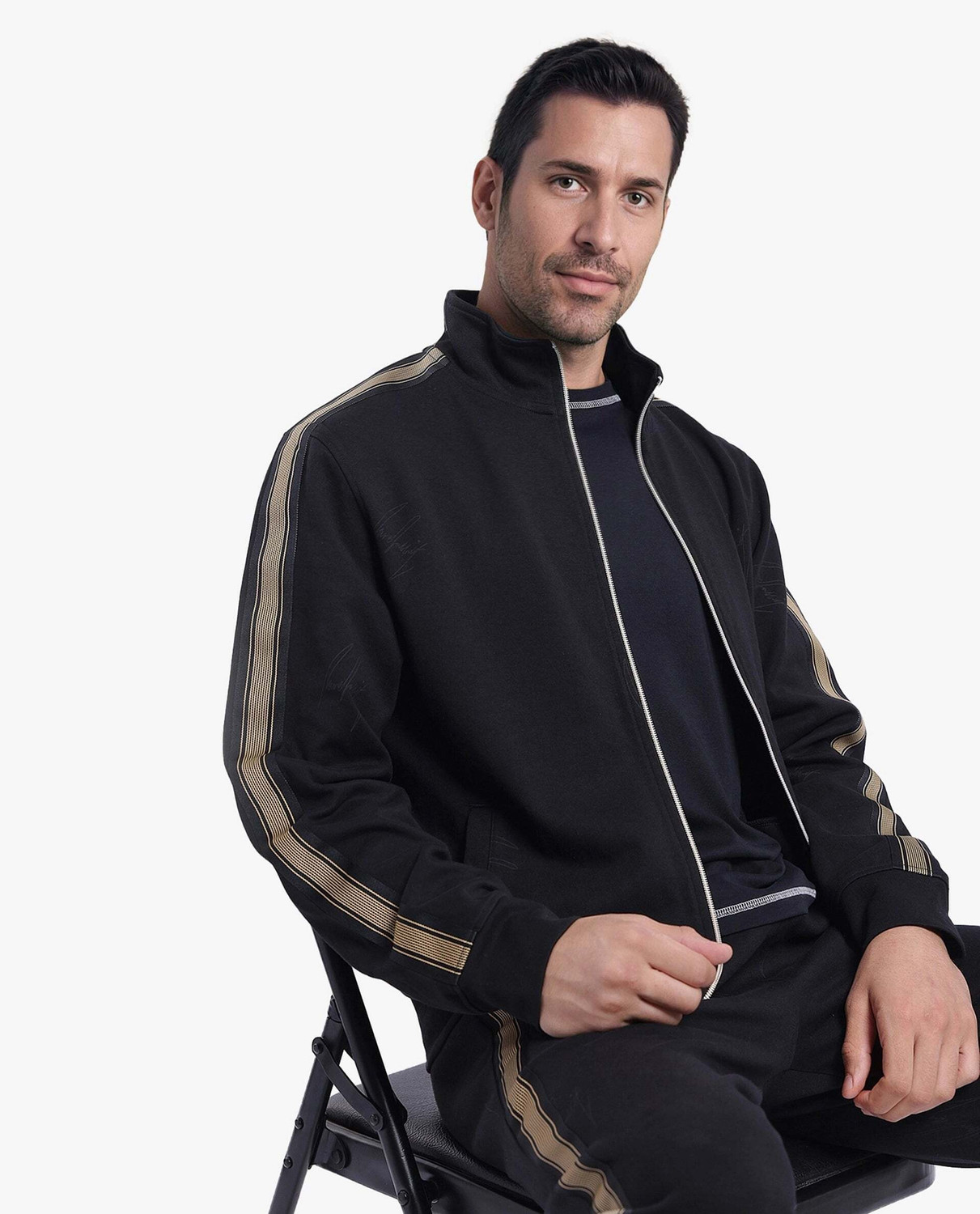 Image of RARE RABBIT Men Solid Bomber Jacket