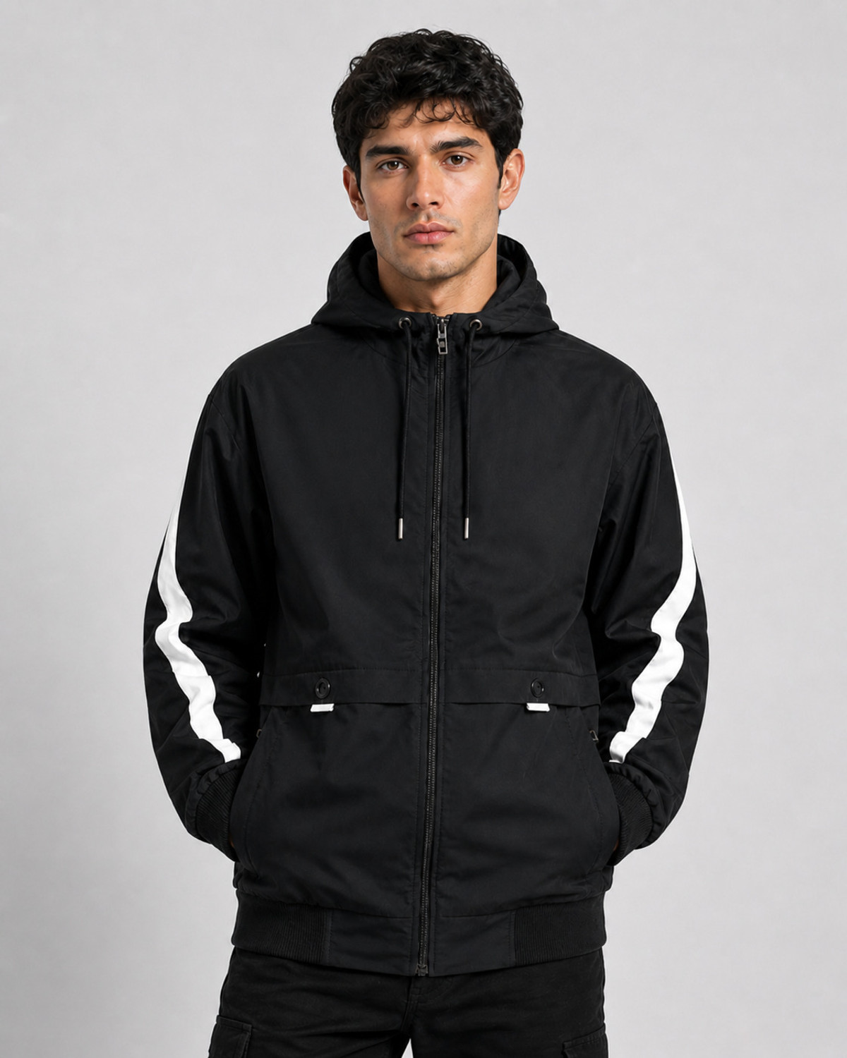 Image of Dogit Men Printed Biker /Riding Jacket