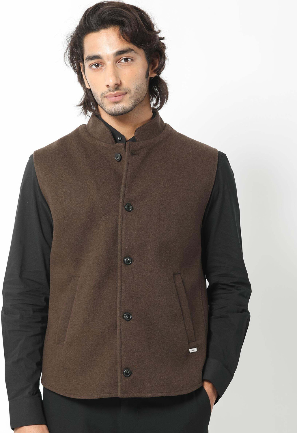 Image of RARE RABBIT Men Solid Casual Jacket