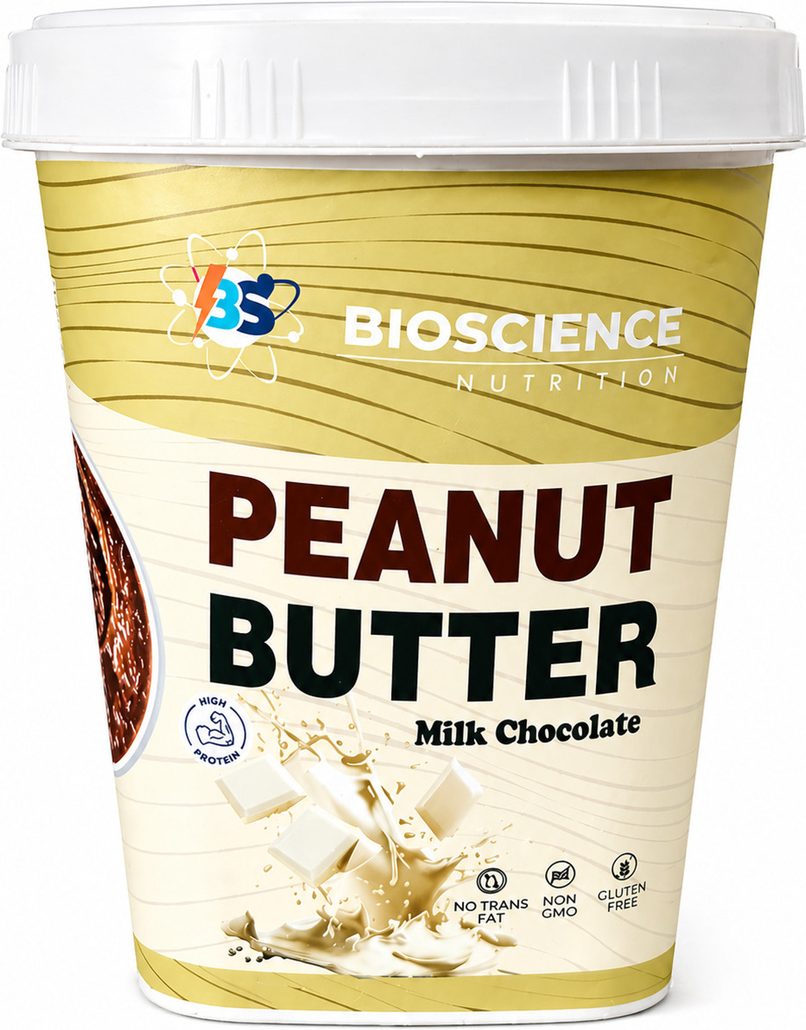 Bioscience Nutrition Peanut Butter Milk Chocolate (1 kg) - Image 1