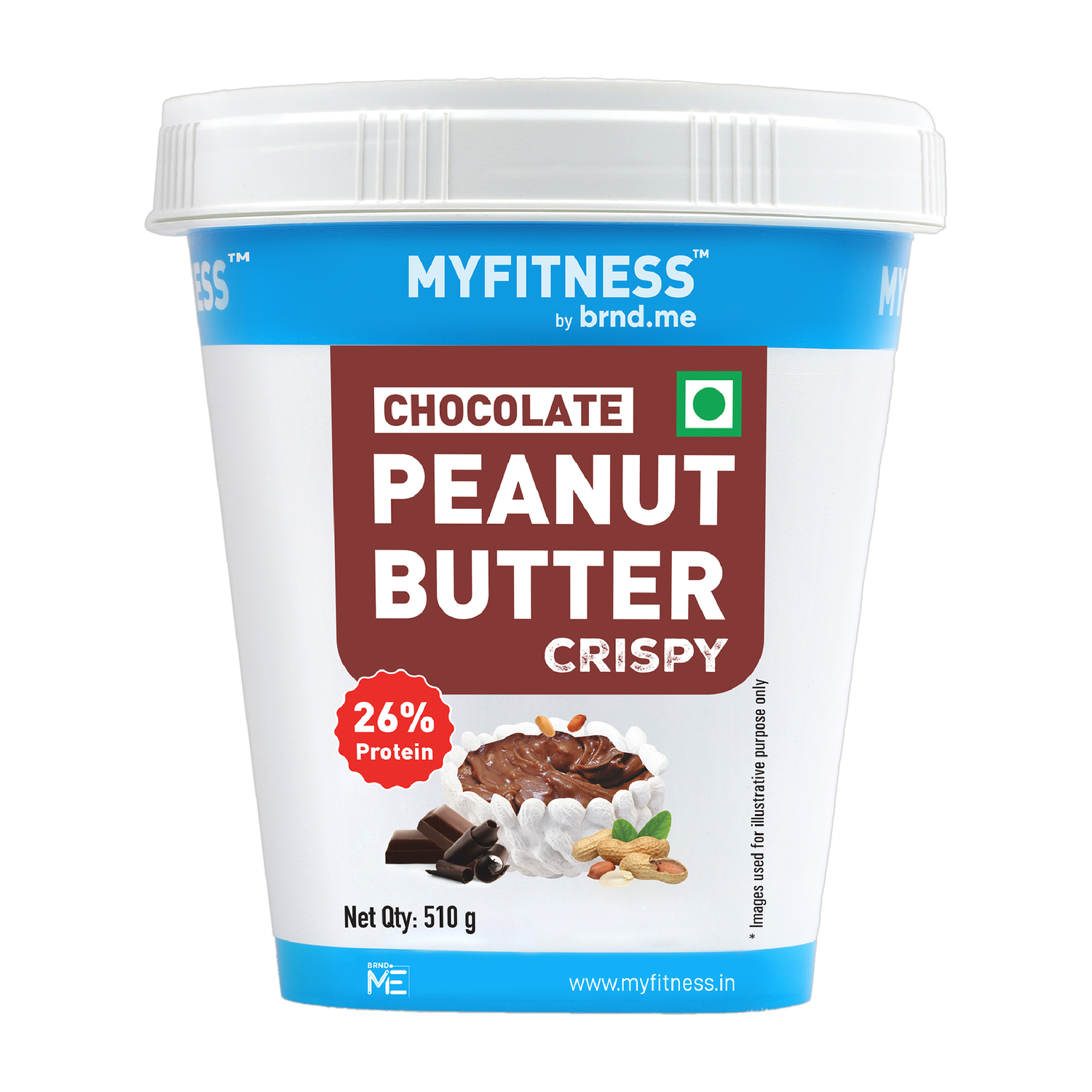 MYFITNESS Chocolate Peanut Butter (Crispy) 510 g - Image 6