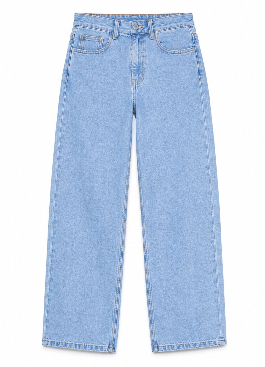 Veltick Baggy Fit Men Light Blue Jeans - Image 4