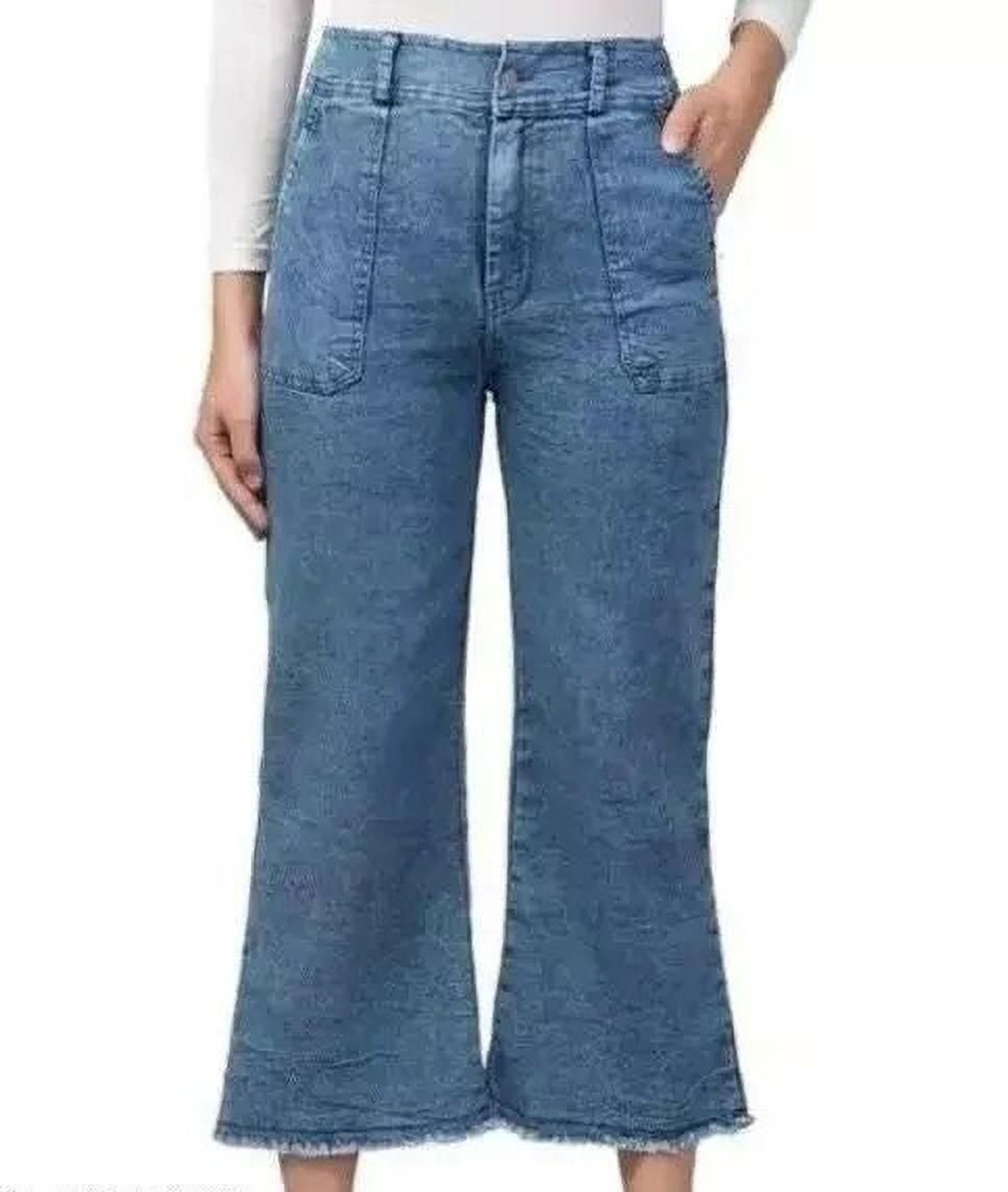 Image of RASHMI FASHION Women Regular Mid Rise Light Blue Jeans