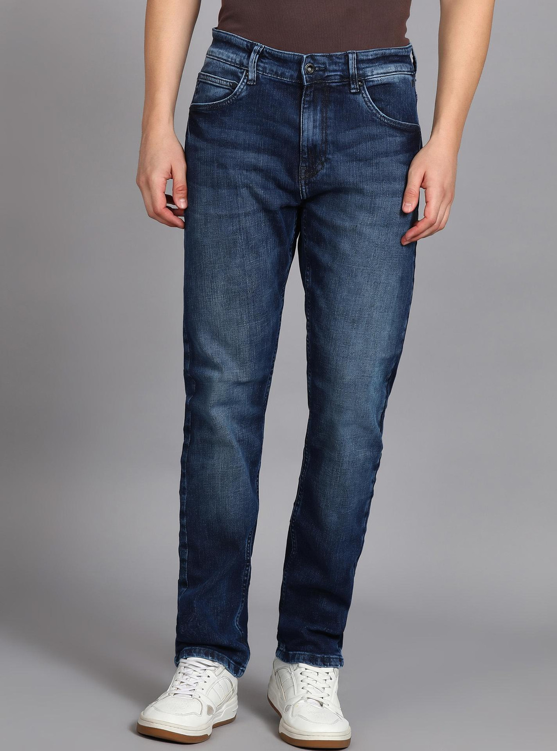 Image of Spykar Men Regular Mid Rise Multicolor Jeans