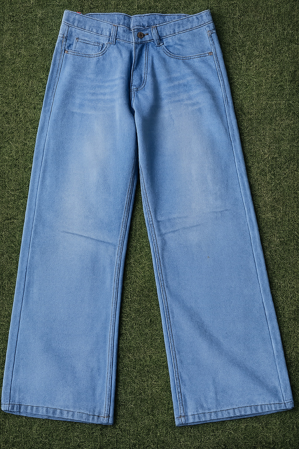 Sayra Baggy Fit Men Light Blue Jeans - Image 3