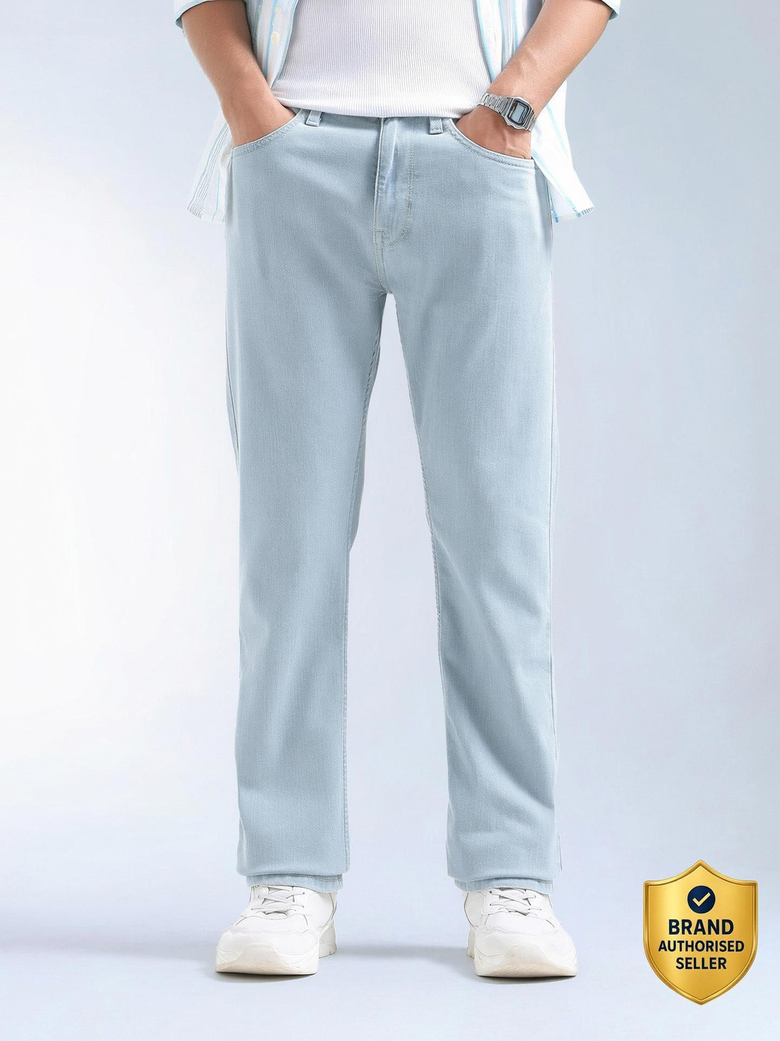 FLYING MACHINE Straight Fit Men Blue Jeans - Buy FLYING MACHINE Straight Fit Men Blue Jeans Online at Best Prices in India | Flipkart.com