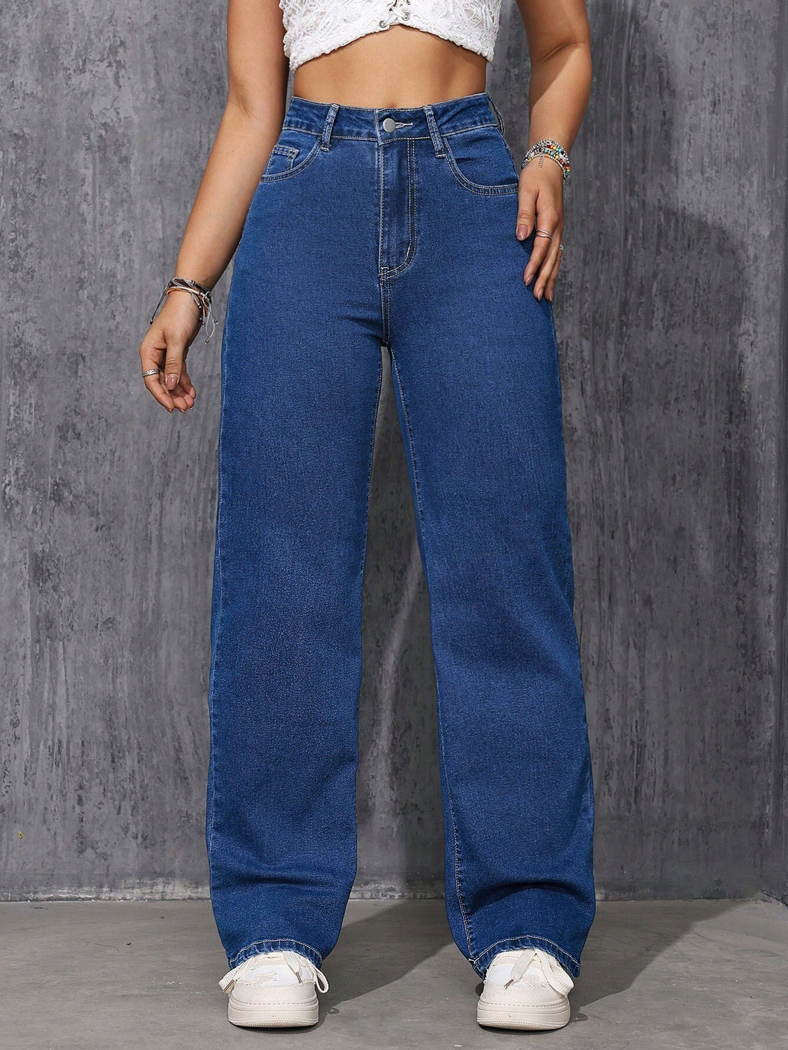 Image of Zuya Women Regular High Rise Blue Jeans