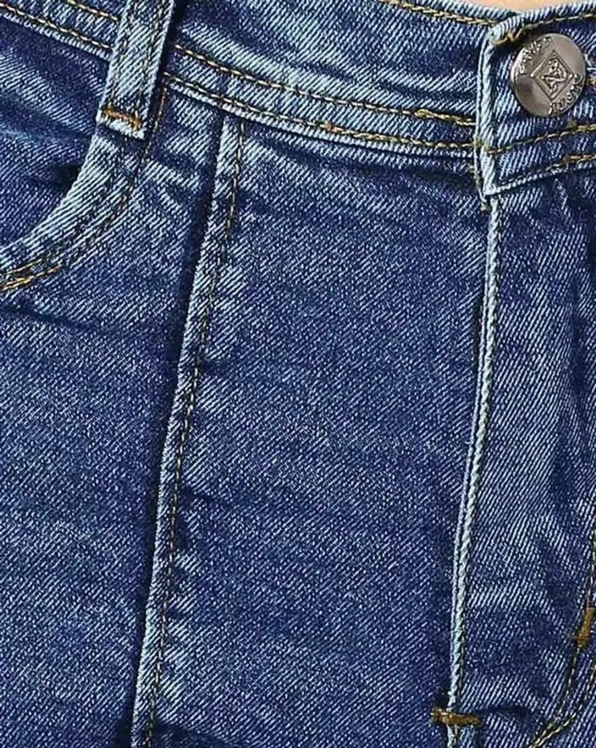 Image of M MODDY Bell Bottom Women Flared High Rise Blue Jeans