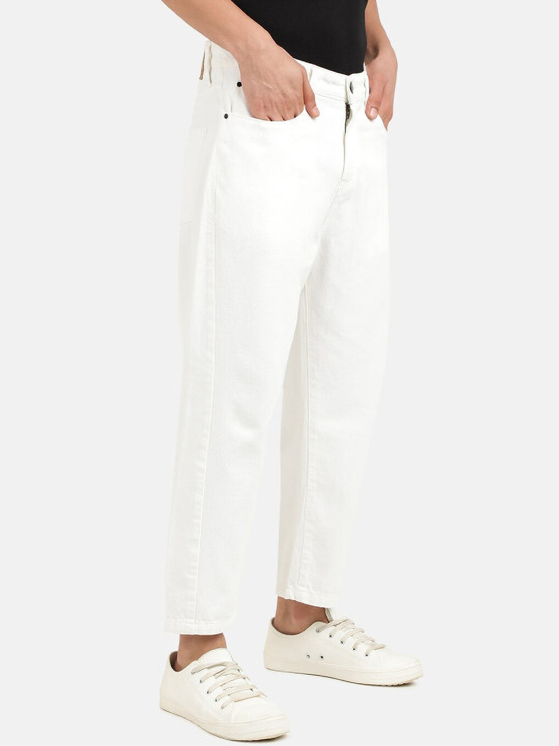 Image of Bene Kleed Men Loose Fit Mid Rise Blue Jeans