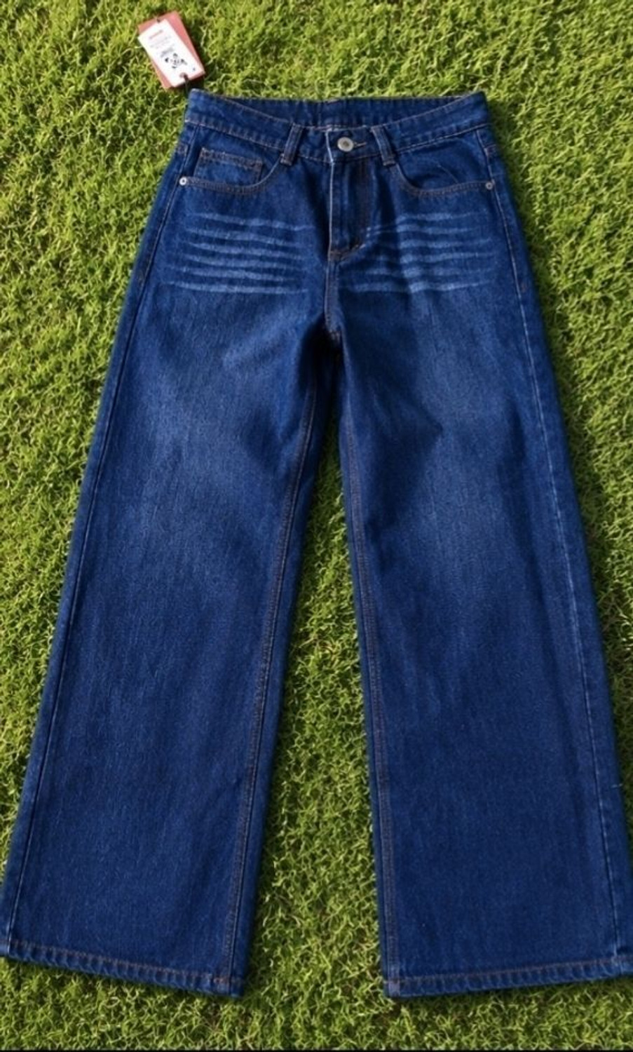 Sayra Baggy Fit Men Dark Blue Jeans - Image 3