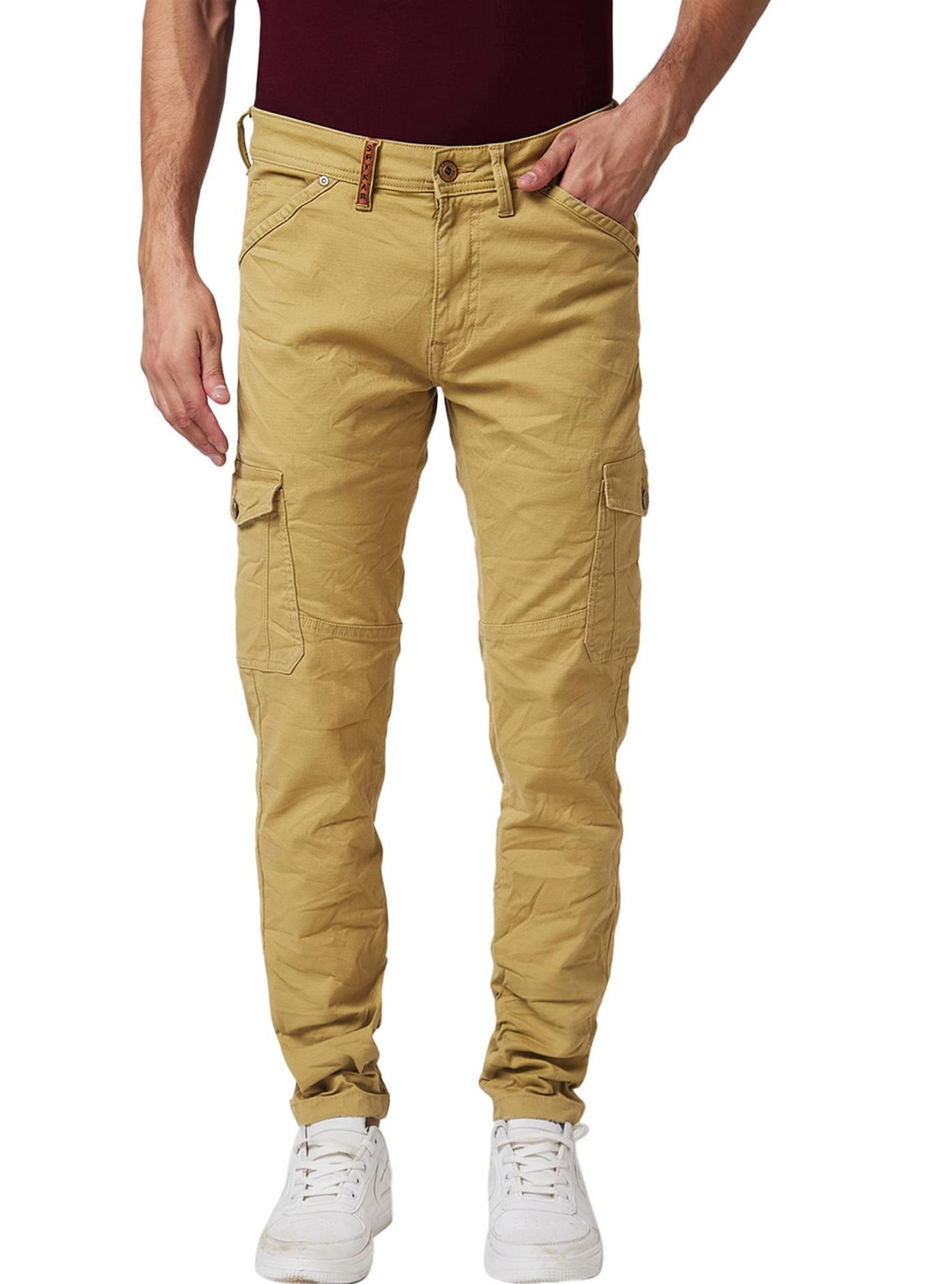 Image of Spykar Men Regular Mid Rise Multicolor Jeans