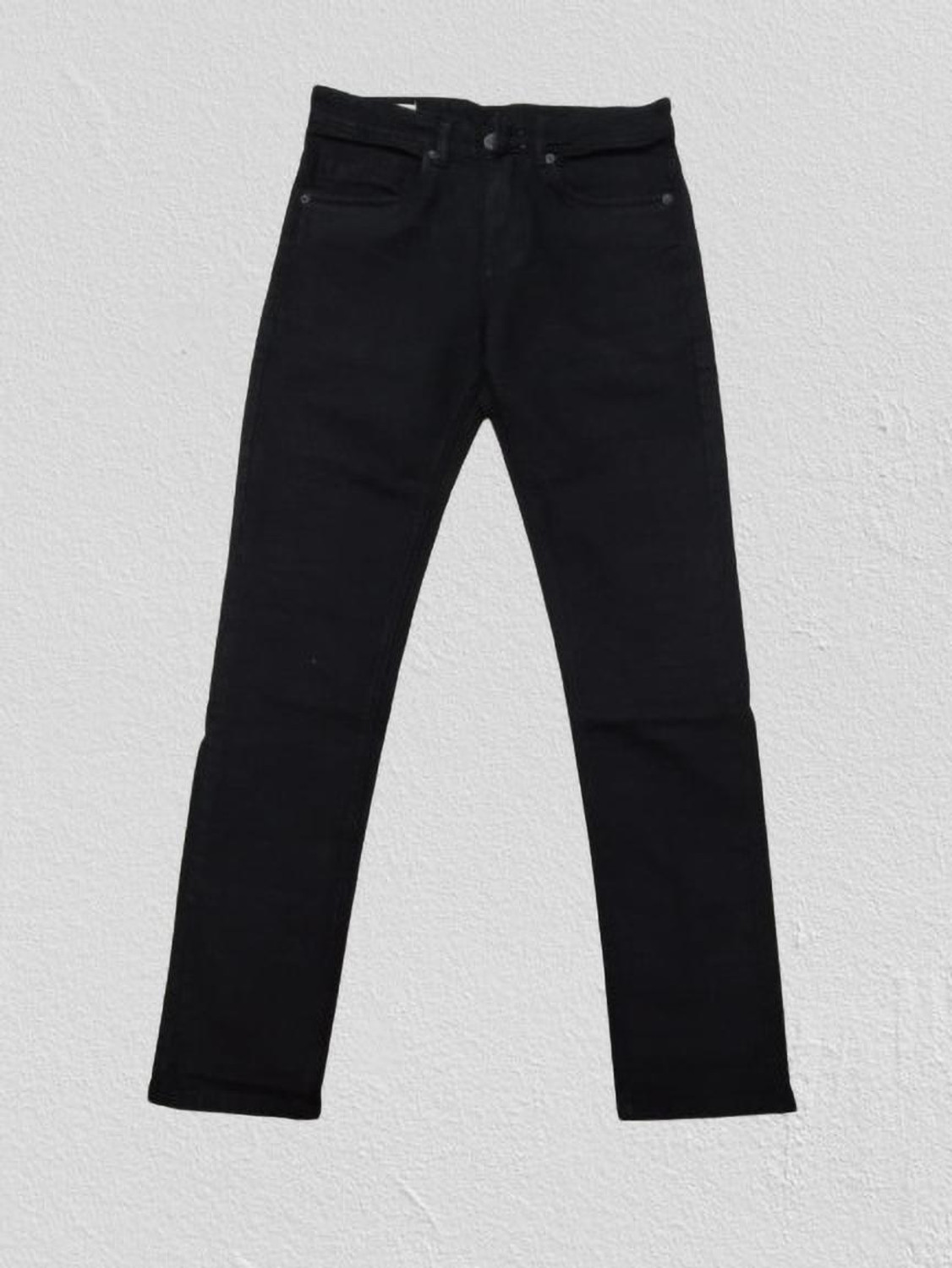 Image of NEET Men Slim Mid Rise Black Jeans
