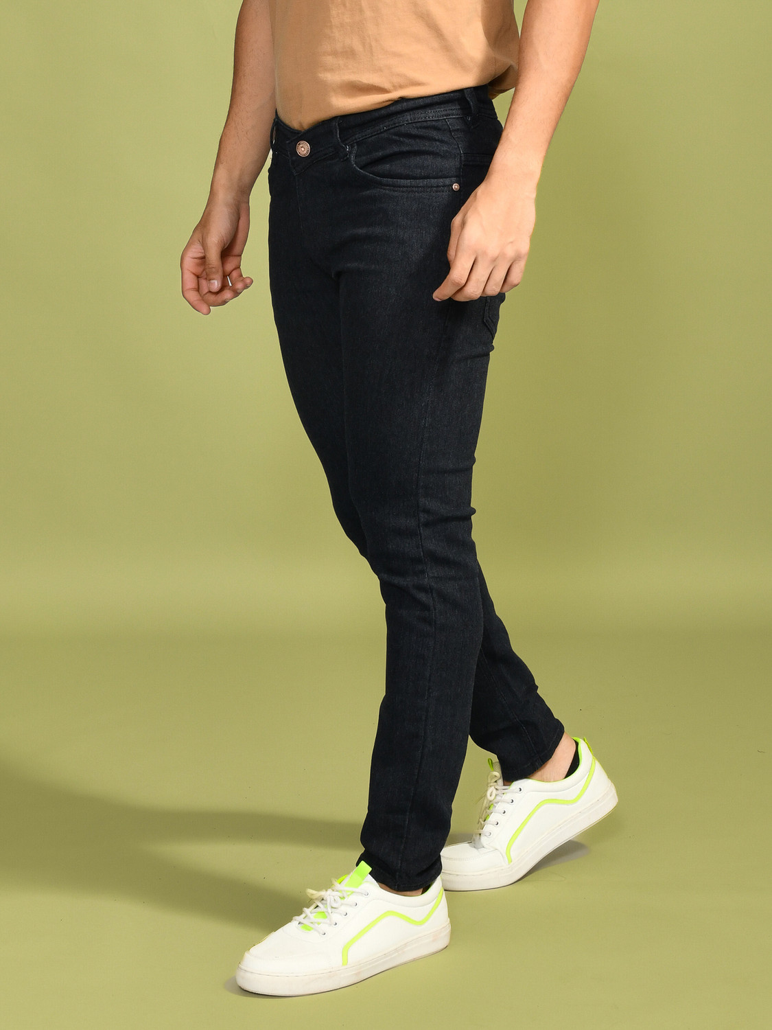 Image of EventJins Men Regular Mid Rise Black Jeans