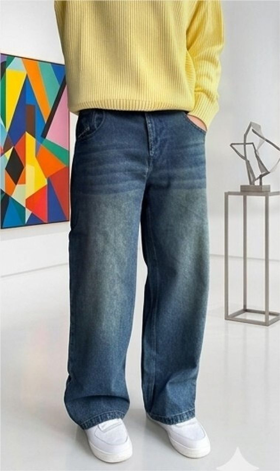 Image of EventJins Men Regular Mid Rise Black Jeans