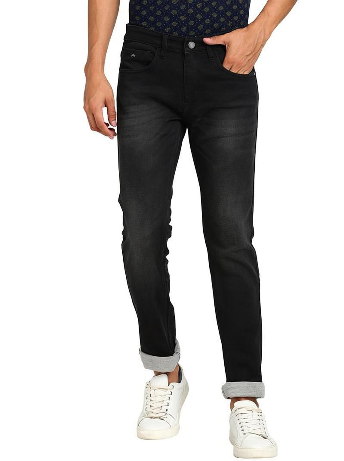 Image of LEE Men Skinny Mid Rise Blue Jeans
