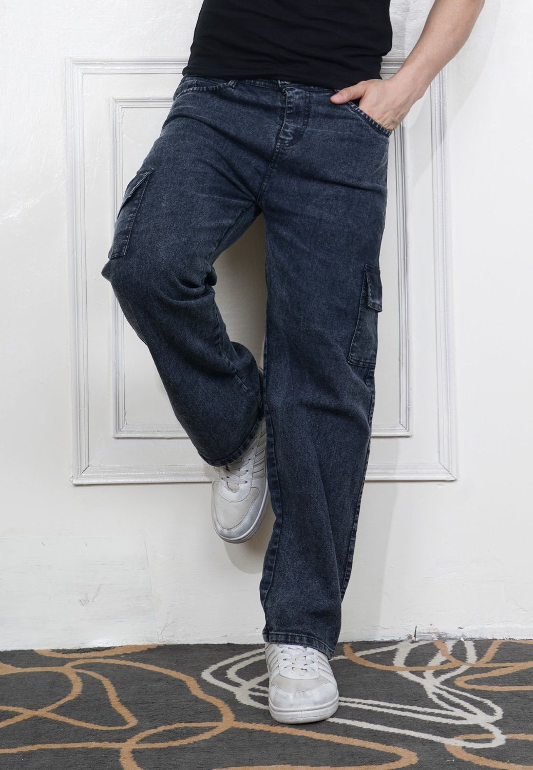 Image of White leapard Men Cargos