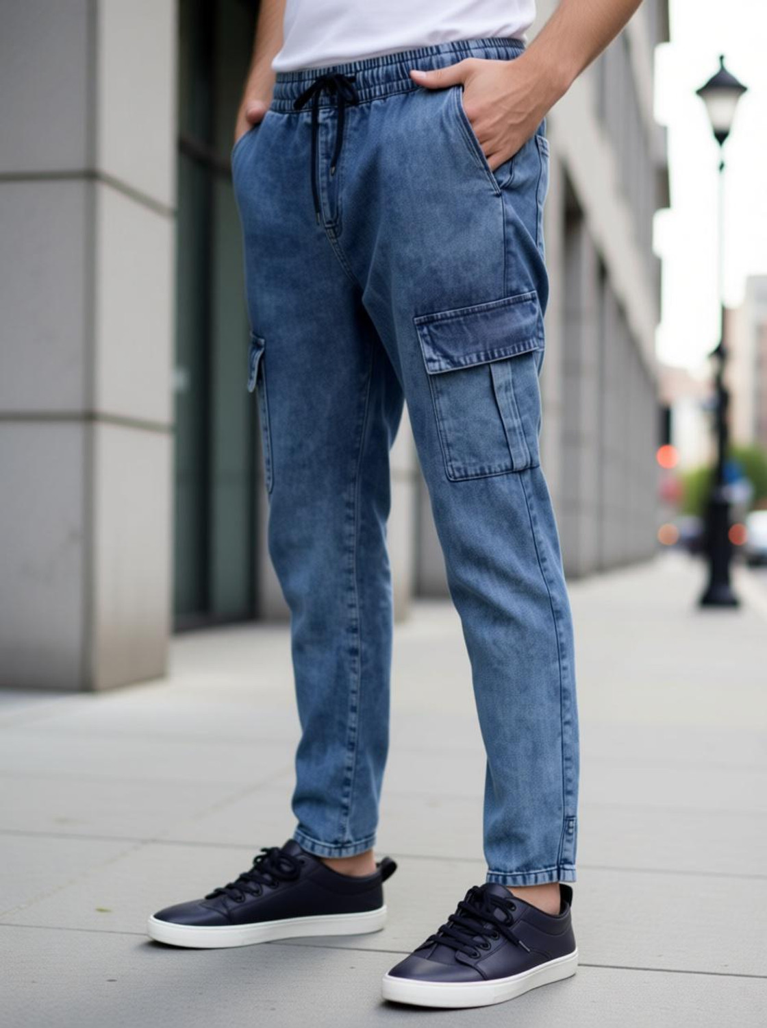 Image of BNK Men Denim Cargos
