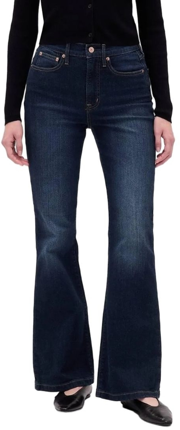 Image of GAP Women Regular High Rise Blue Jeans